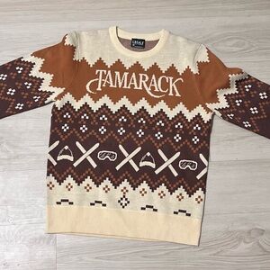 Tamarack Women's Sweater - Brown and Cream
